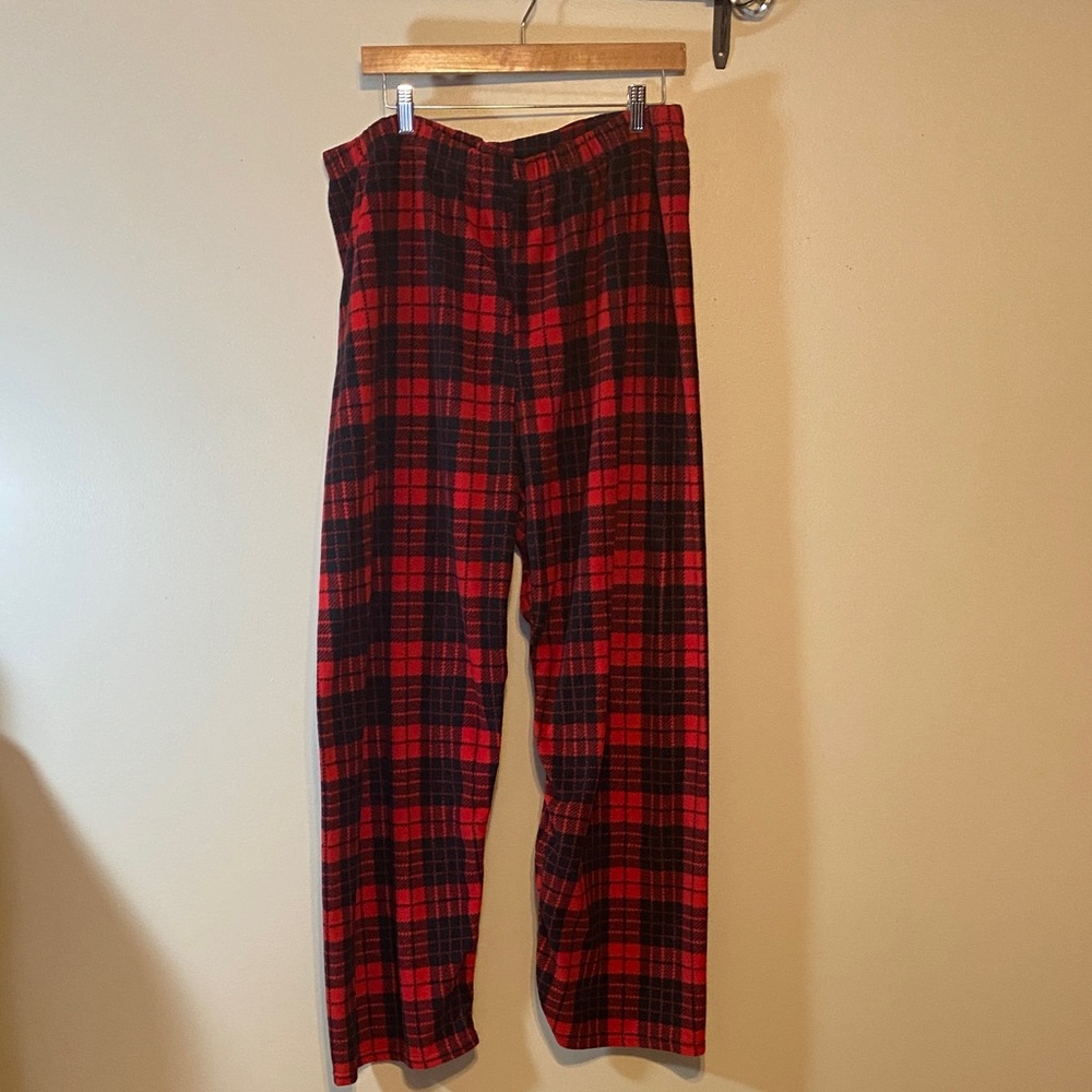 Plaid Red and Black Women's Pajama Pants